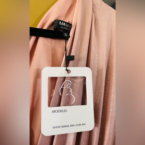 Floor length maternity dress | Champagne color| Size 32 - Picture 17 of 17